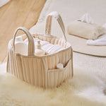 CuddleCo Nappy Caddy Set - Cashmere Waffle