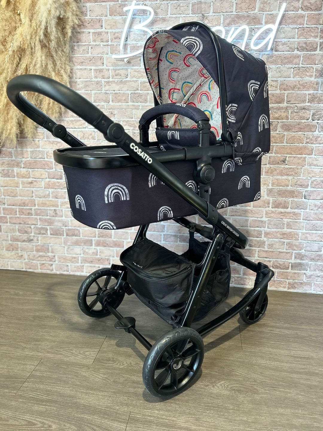 PRE LOVED Cosatto Giggle Quad - Night Rainbow