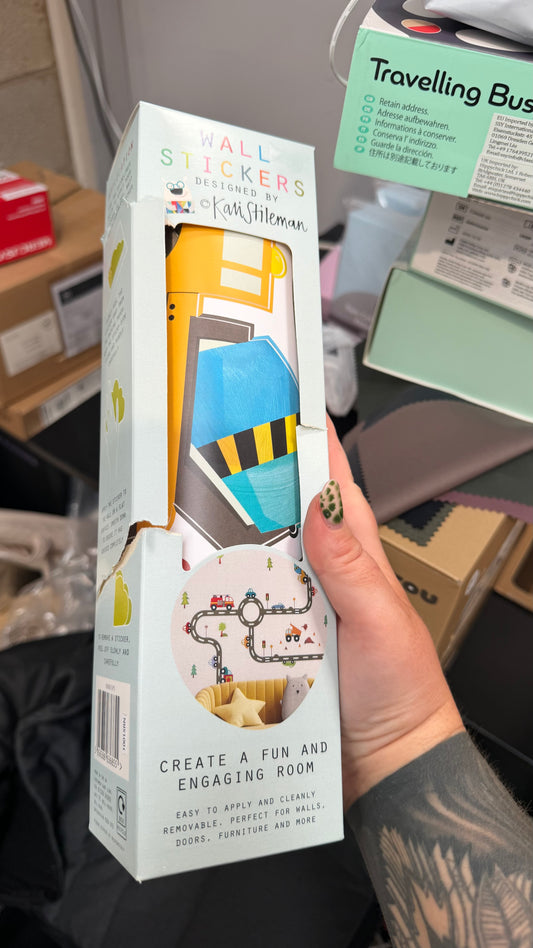 OPEN BOX Stickerscape Road Network Wall Sticker Pack