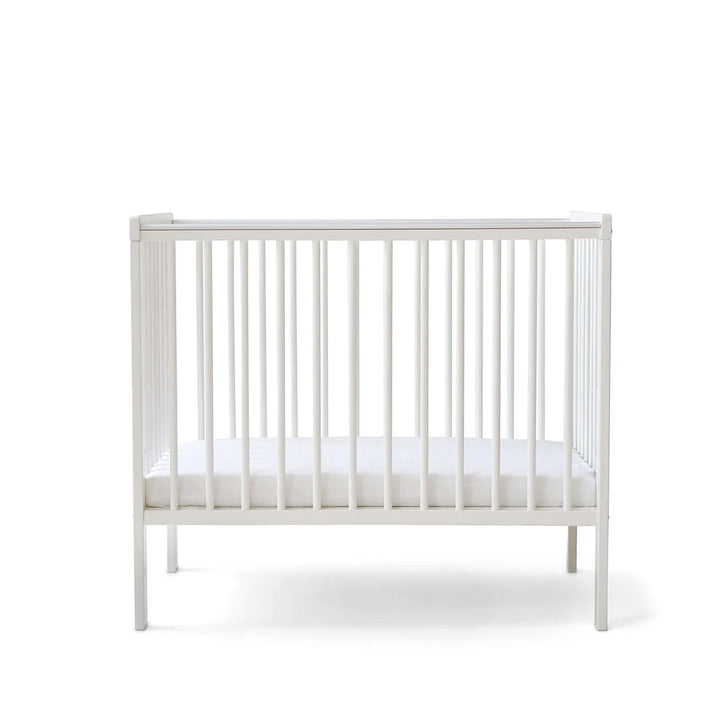 East Coast Space Saver Cot with Mattress Bundle - White