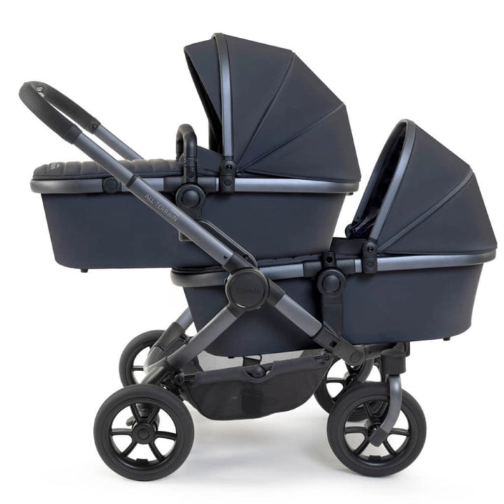 iCandy Peach 7 All Terrain Twin Pushchair - Storm Grey