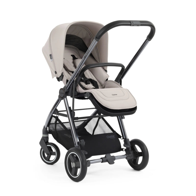 Oyster Gravity+ 4 Piece Travel System Inc Capsule 360 Car Seat - Stone