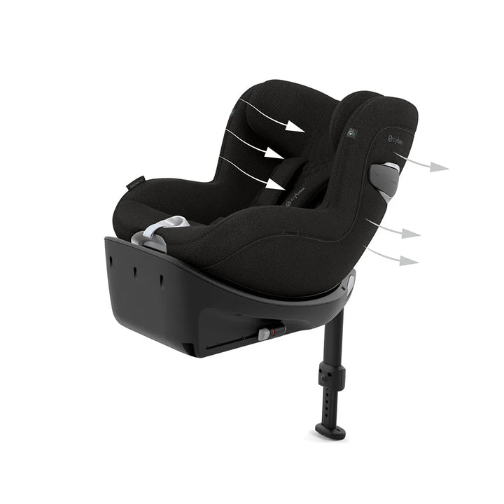 Cybex Sirona Ti i-Size Plus Car Seat - Sepia Black