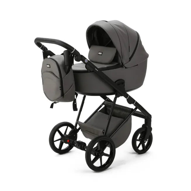 Mee-Go Milano Evo 4in1 All In One Travel System Inc Isofix Base - Slate Grey Leatherette