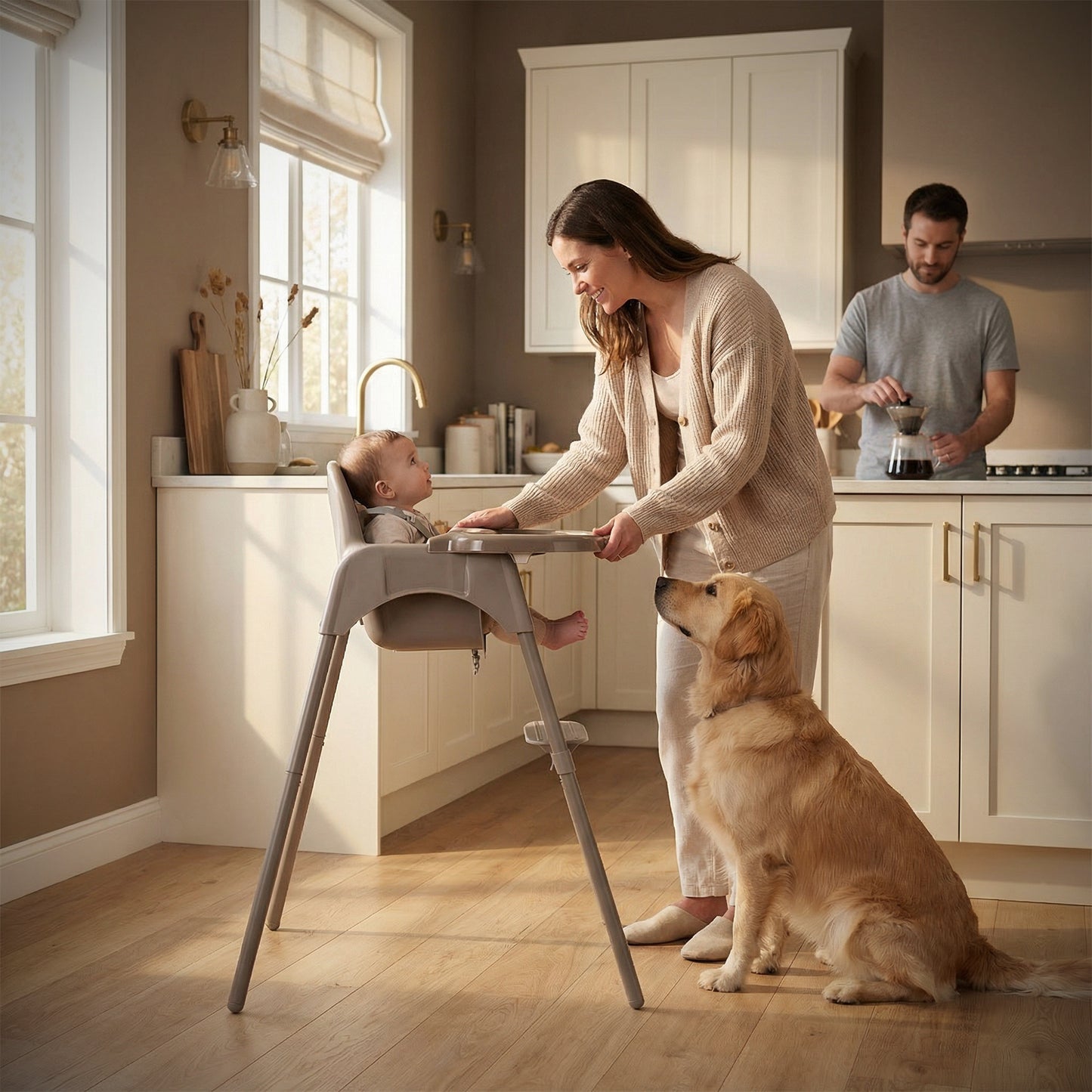 Redkite Feed Me Go 2-in-1 Highchair & Junior Chair – Truffle