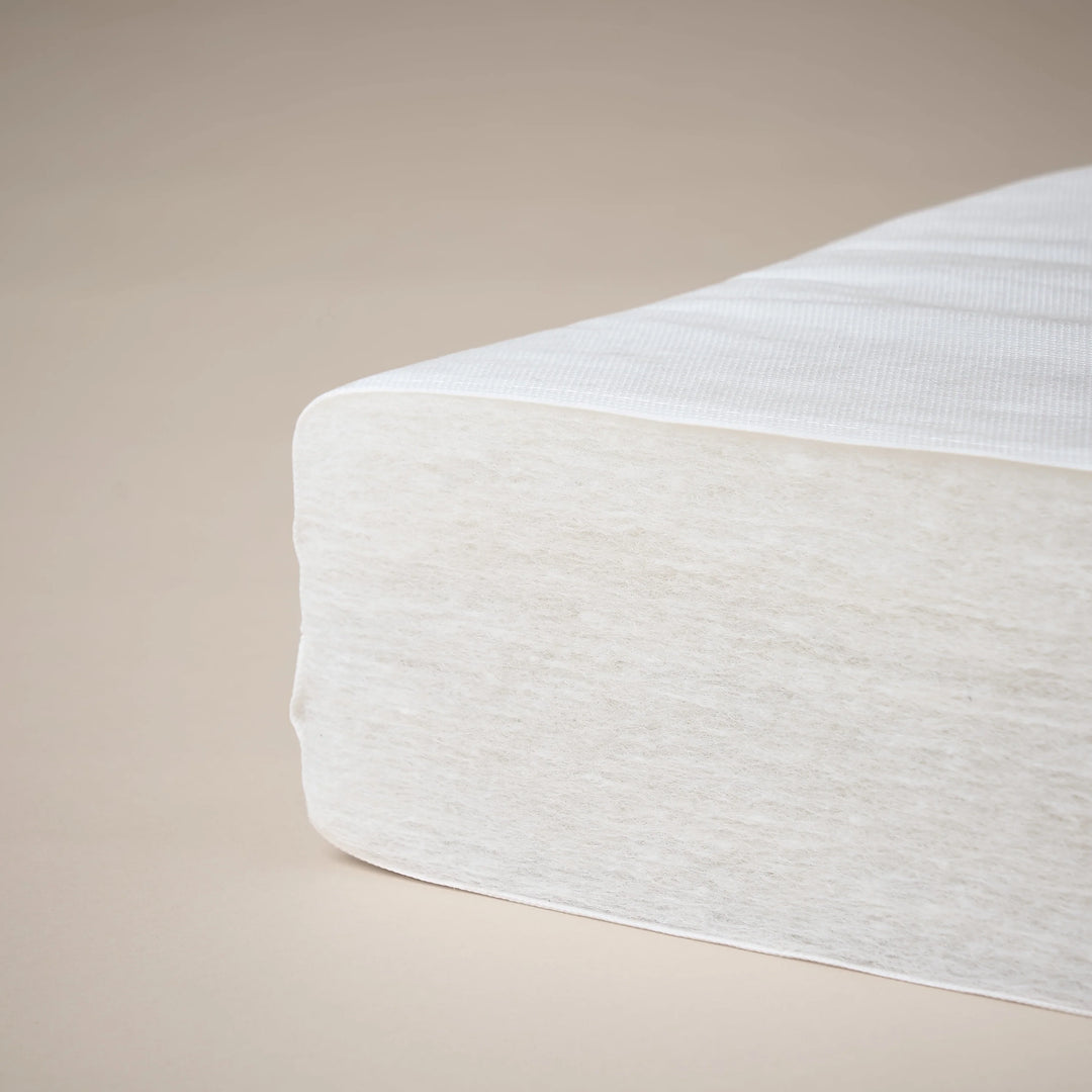 Obaby Bantam Cot Bed + Fibre Mattress - White