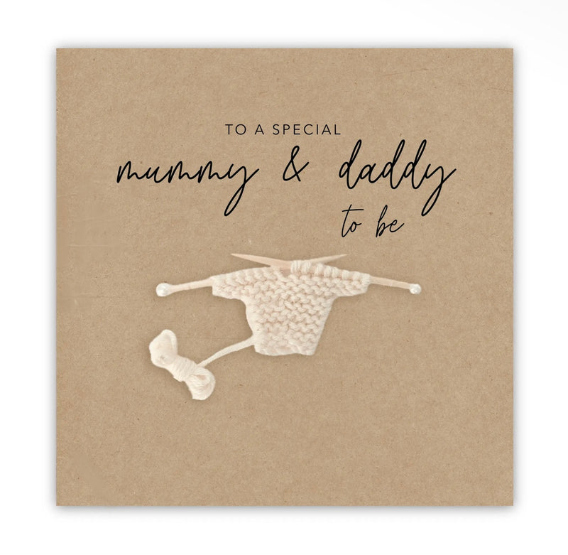 Mummy & Daddy To Be Crochet Card