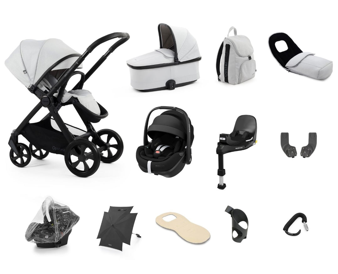 Oyster4 Travel System Bundle Inc Maxi-Cosi Pebble 360 Pro2 Car Seat - Jubilee