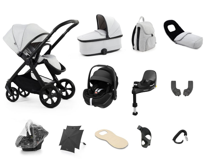 Oyster4 Travel System Bundle Inc Maxi-Cosi Pebble 360 Pro2 Car Seat - Jubilee