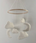 Edie & Joe Boucle cloud & moon mobile