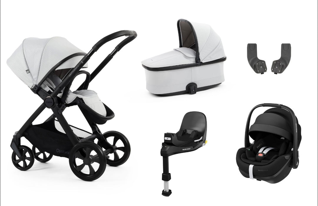 Oyster4 Travel System Bundle Inc Maxi-Cosi Pebble 360 Pro2 Car Seat - Jubilee