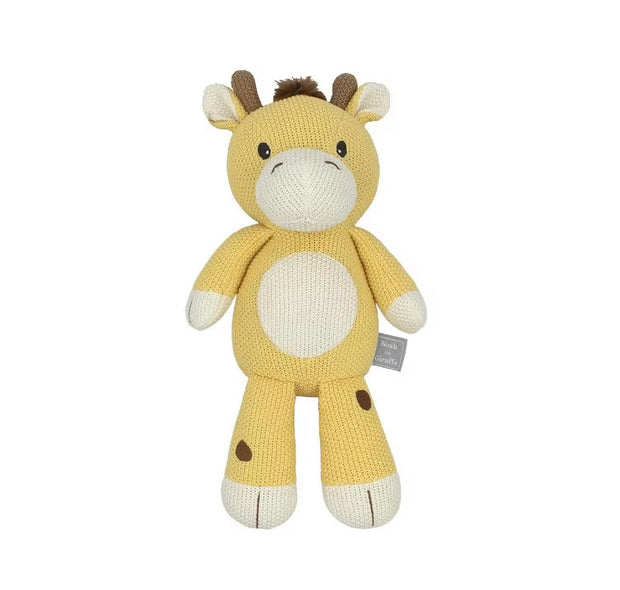 Living Textiles Knitted Giraffe Toy