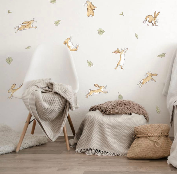 Stickerscape Hares & Leaves Wall Sticker Pack