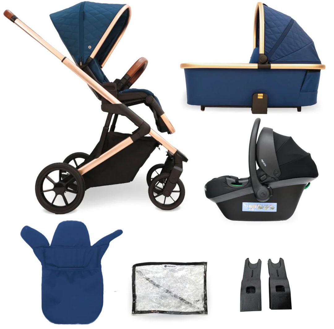 My Babiie MB500i Dani Dyer Opal Blue iSize Travel System