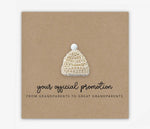 Great Grandparents Crochet Pregnancy Announcement Card