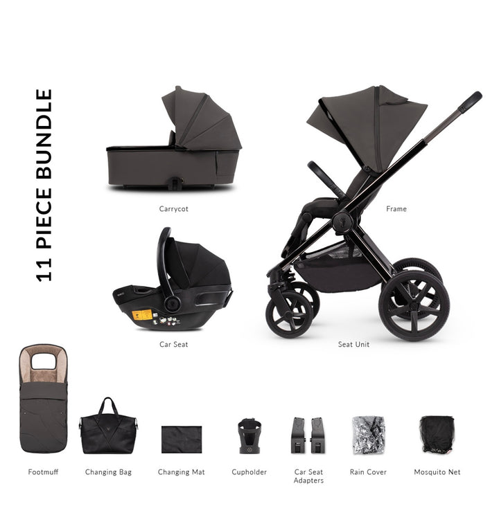 Venicci Tinum Upline Special Edition 3in1 Travel System - Lava