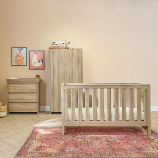 Tutti Bambini Modena 3 Piece Room Set - Oak
