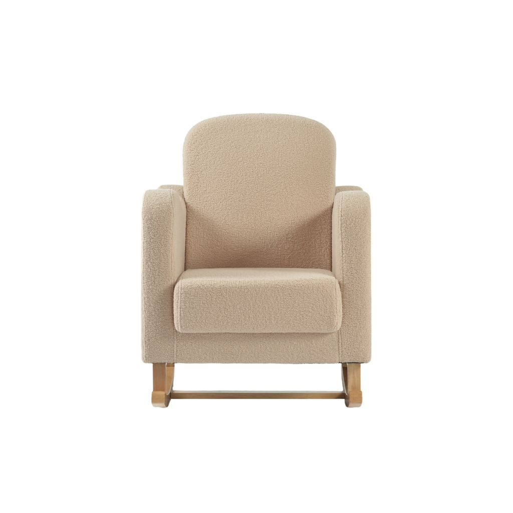 Bebe & Beyond Soother Nursing Chair + Stool – Boucle Collection Oat
