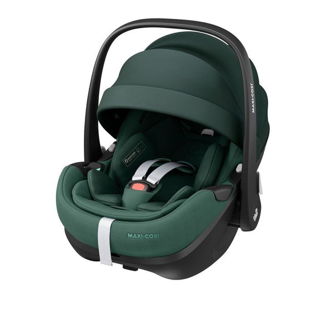 Maxi Cosi Pebble 360 Pro Car Seat & FamilyFix 360 Pro Base - Essential Green