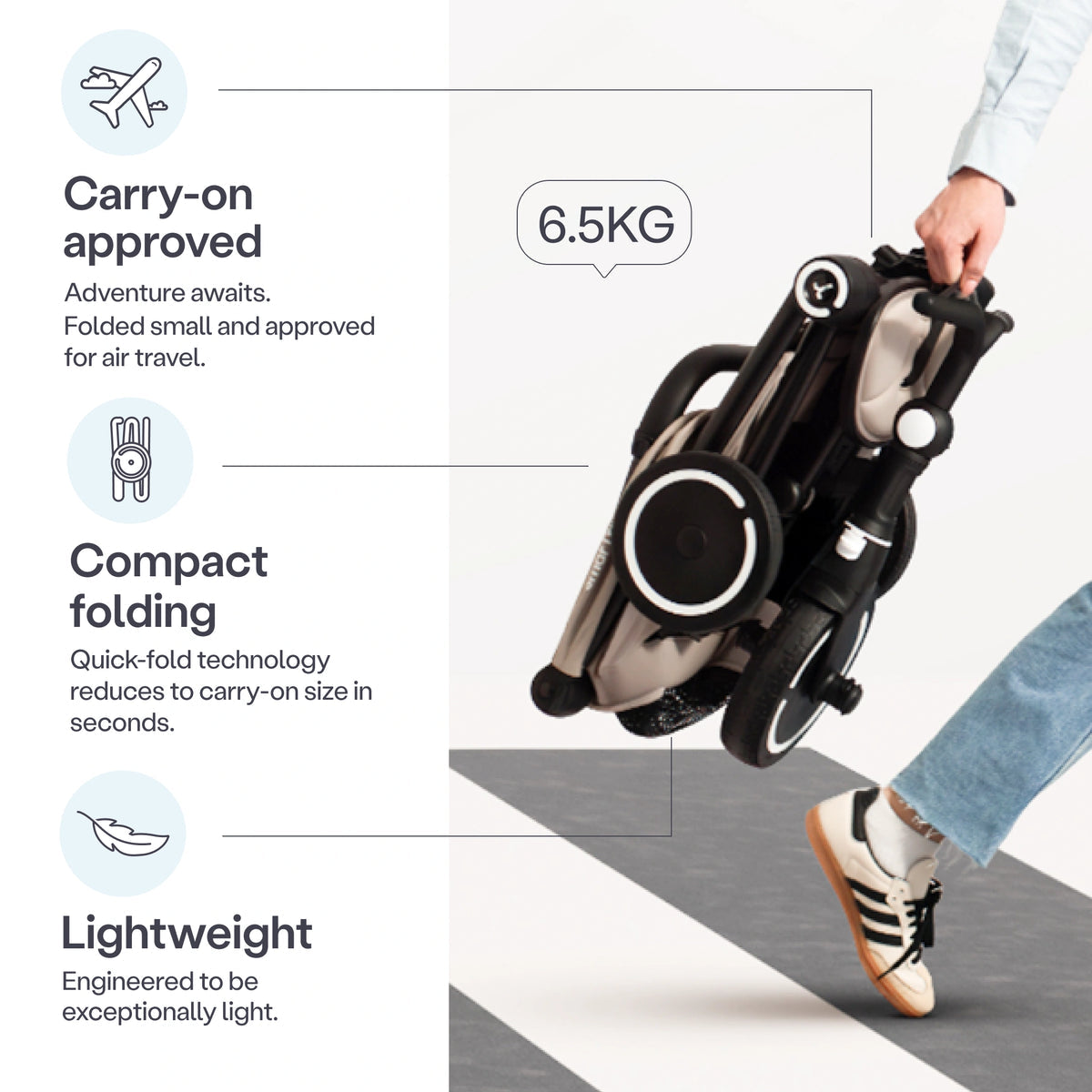 SmarTrike Wonder Max Stroller Trike - Stone Beige