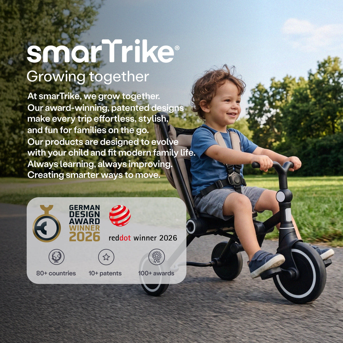 SmarTrike Wonder Max Stroller Trike - Stone Beige