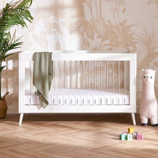 Obaby Maya 2 Piece Furniture Room Set - White/Acrylic