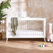 Obaby Maya Cot Bed – White with Acrylic