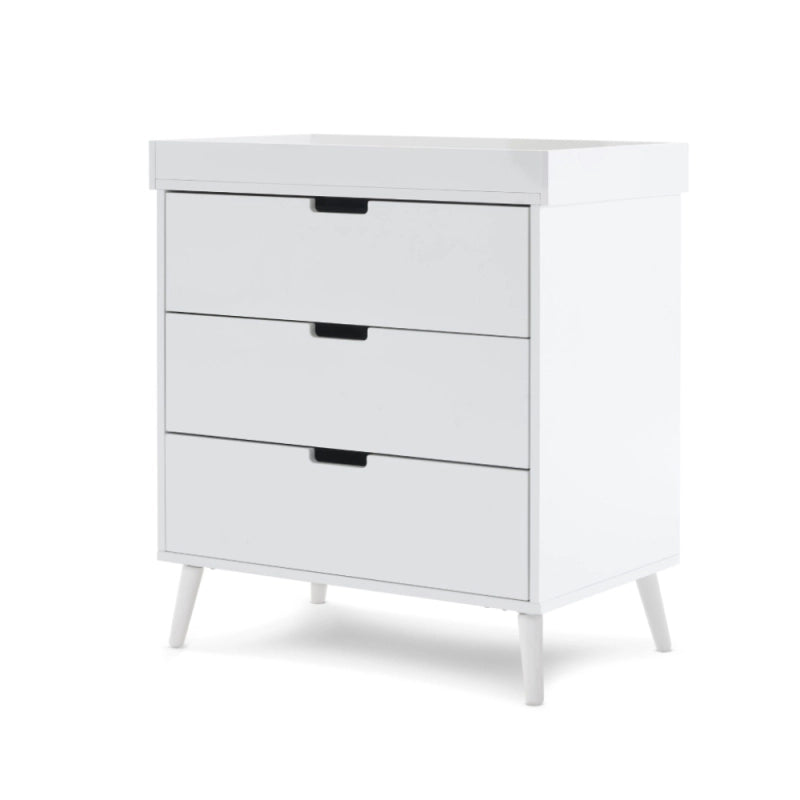 Obaby Maya 3 Piece Furniture Room Set - White/Acrylic