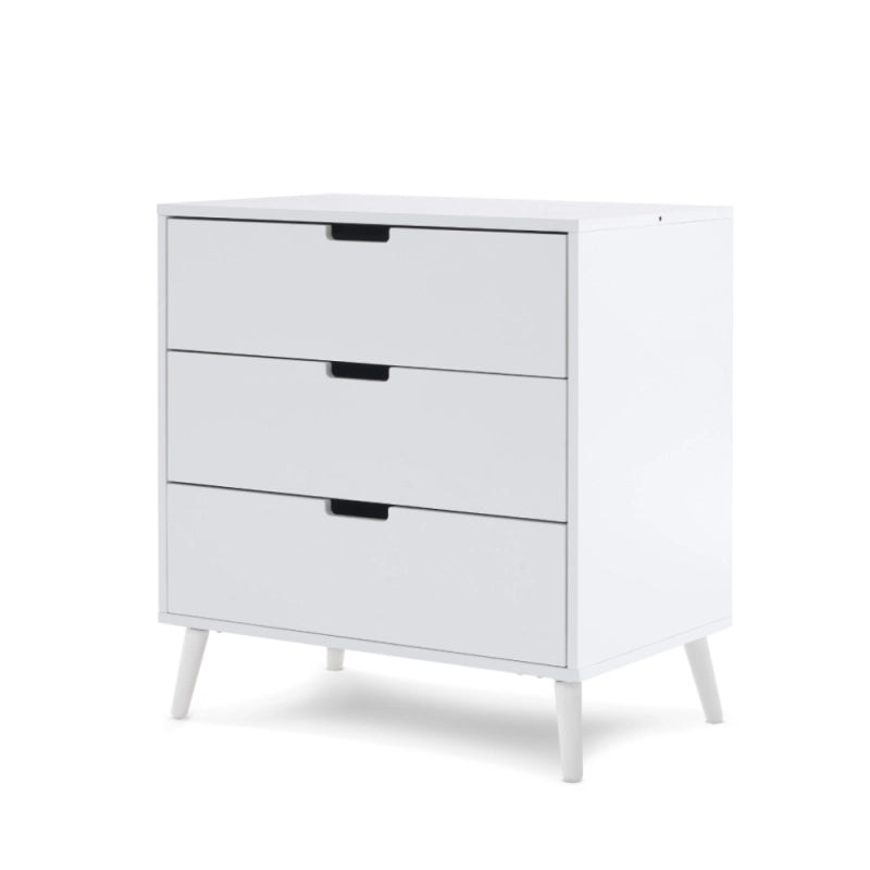 Obaby Maya 3 Piece Furniture Room Set - White/Acrylic