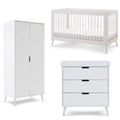 Obaby Maya 3 Piece Furniture Room Set - White/Acrylic