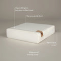 CuddleCo Lullaby Hypo-Allergenic Bamboo Foam Cot Bed Mattress 140 x 70cm