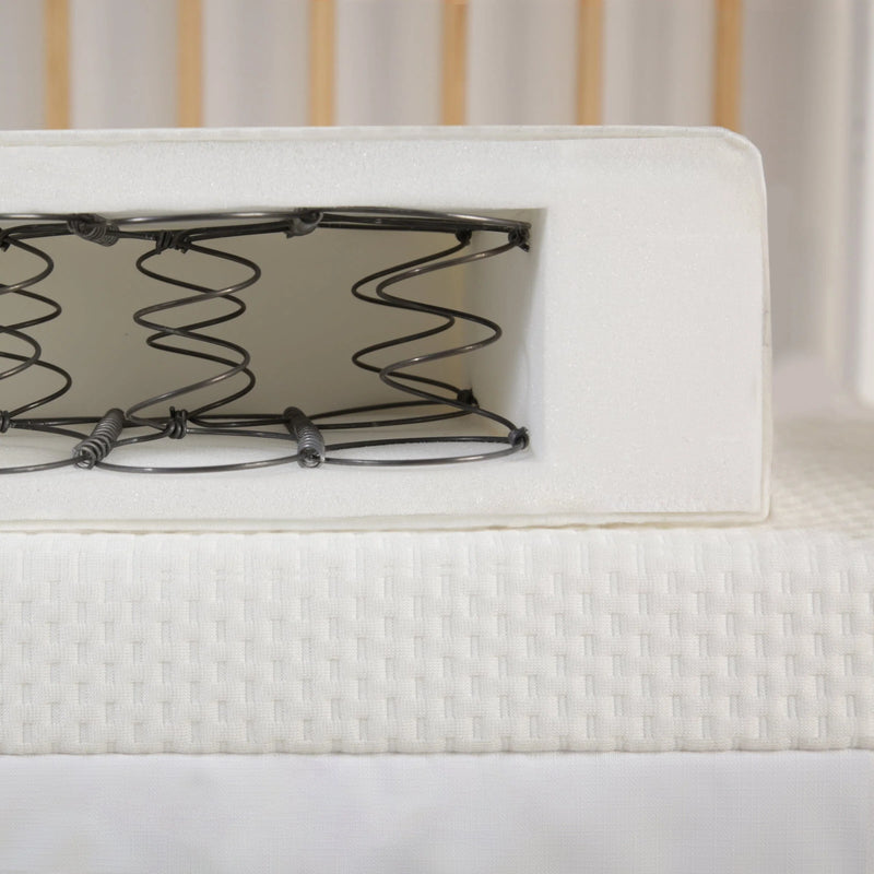 CuddleCo Harmony Hypoallergenic Bamboo Sprung Cot Bed Mattress 140X70