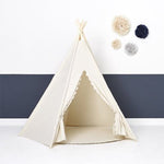 The Little Green Sheep Teepee Play Tent - Linen