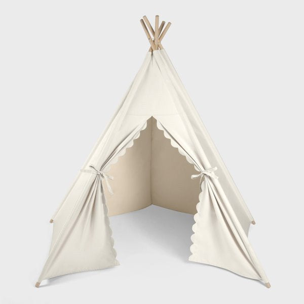 The Little Green Sheep Teepee Play Tent - Linen