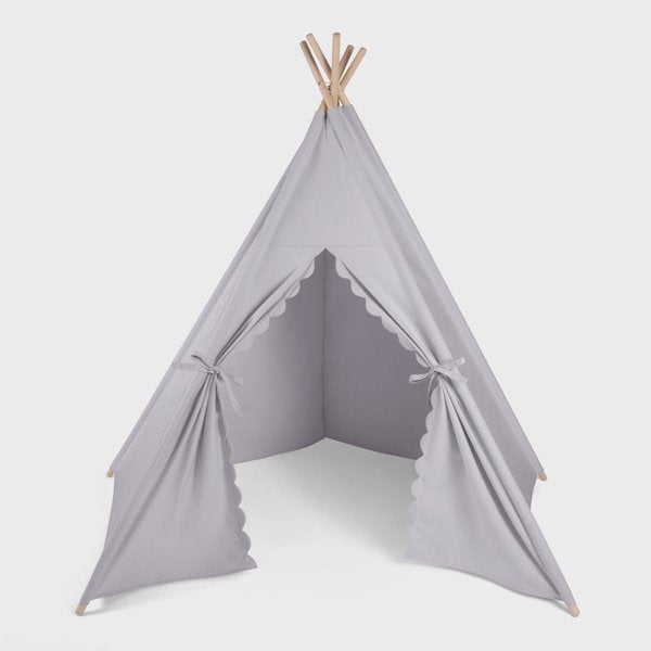 The Little Green Sheep Teepee & Playmat Bundle - Grey