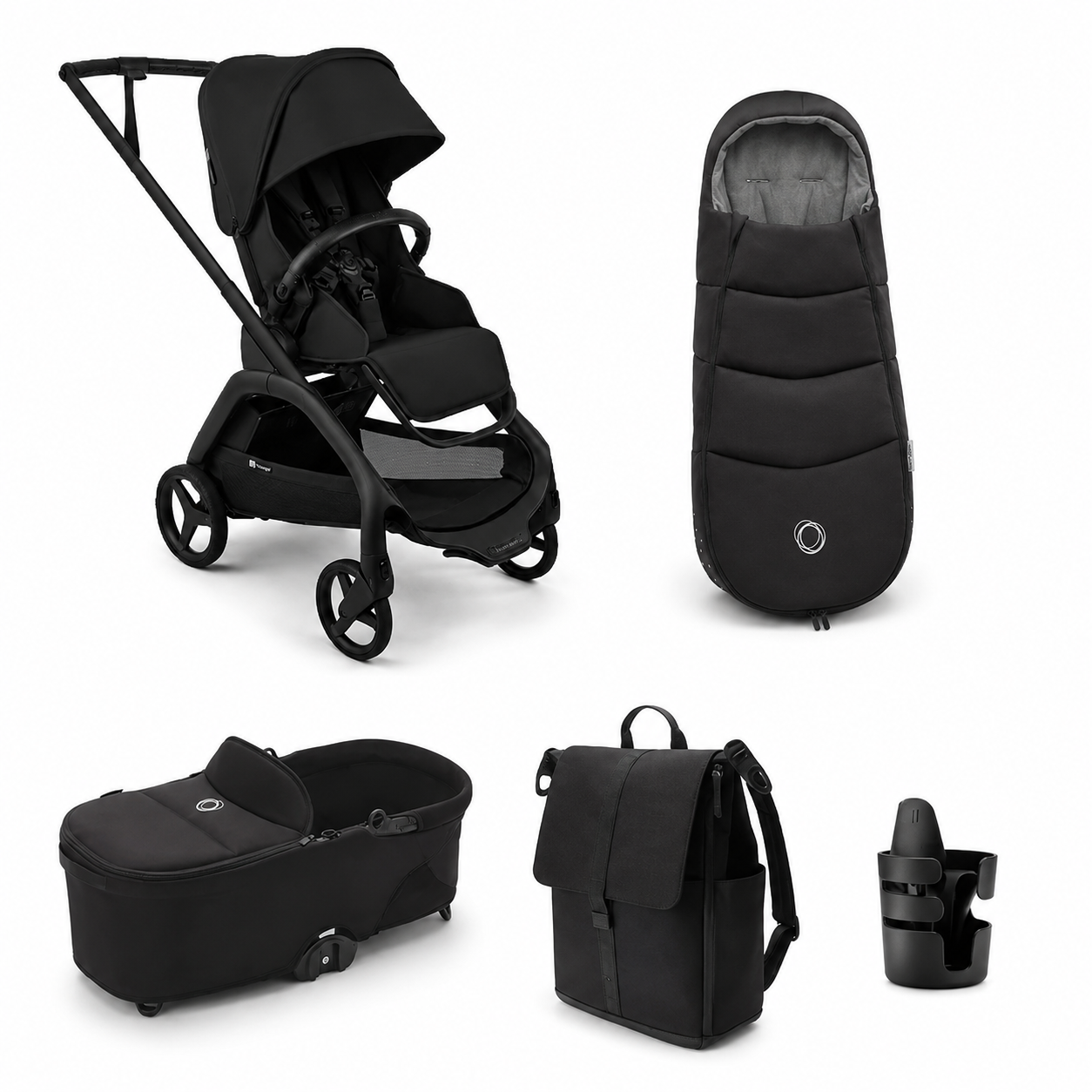 Bugaboo Dragonfly Plus Complete Pushchair Bundle - Heritage Black