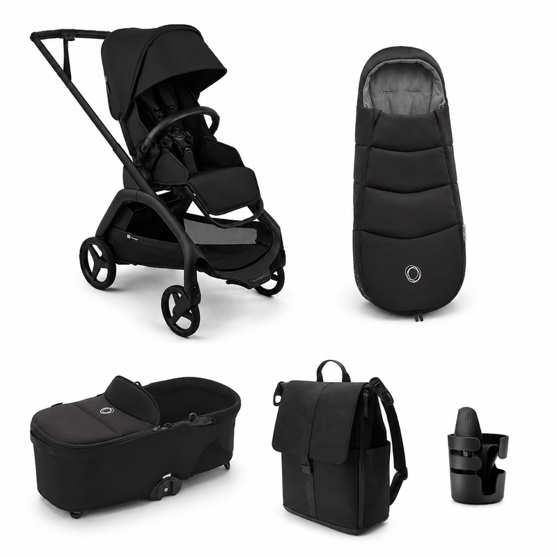 Bugaboo Dragonfly Plus Complete Pushchair Bundle - Heritage Black