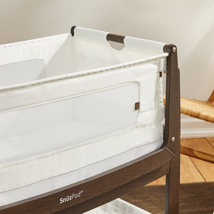 SnuzPod4 Bedside Crib The Natural Edit 'Ebony'