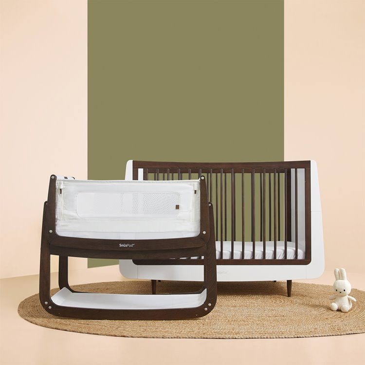 SnuzPod4 Bedside Crib The Natural Edit 'Ebony'