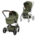 Cybex Balios S Lux Pushchair + Fold Carry Cot - Moss Green