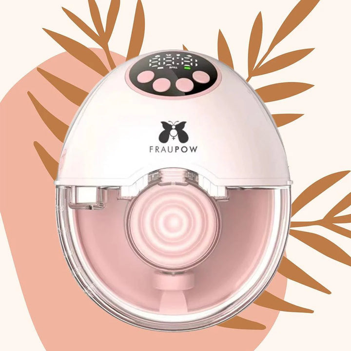 Fraupow Viva Pro Wearable Hands-Free Breast Pump - Pink