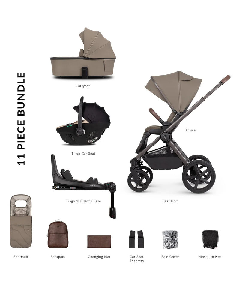 Venicci Upline2 4in1 Travel System Inc 360 Base - Special Edition Powder