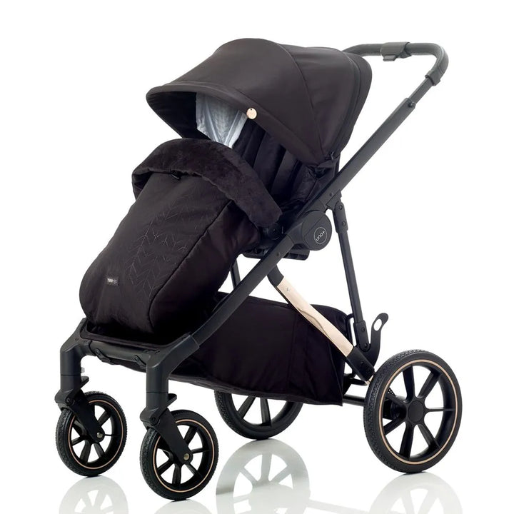 Mee-Go Uno+ Tandem Pushchair - Black/Rose