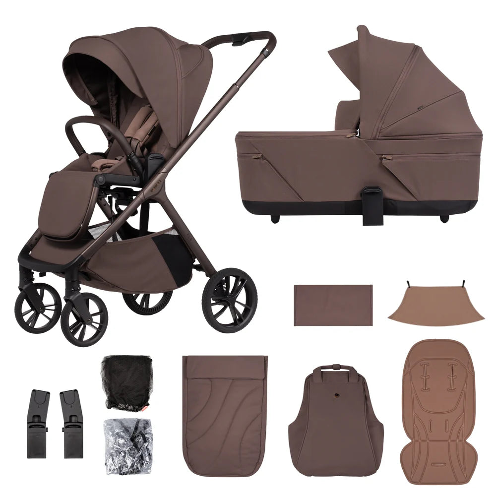 Venicci Tila 11 Piece Travel System Bundle - Noche
