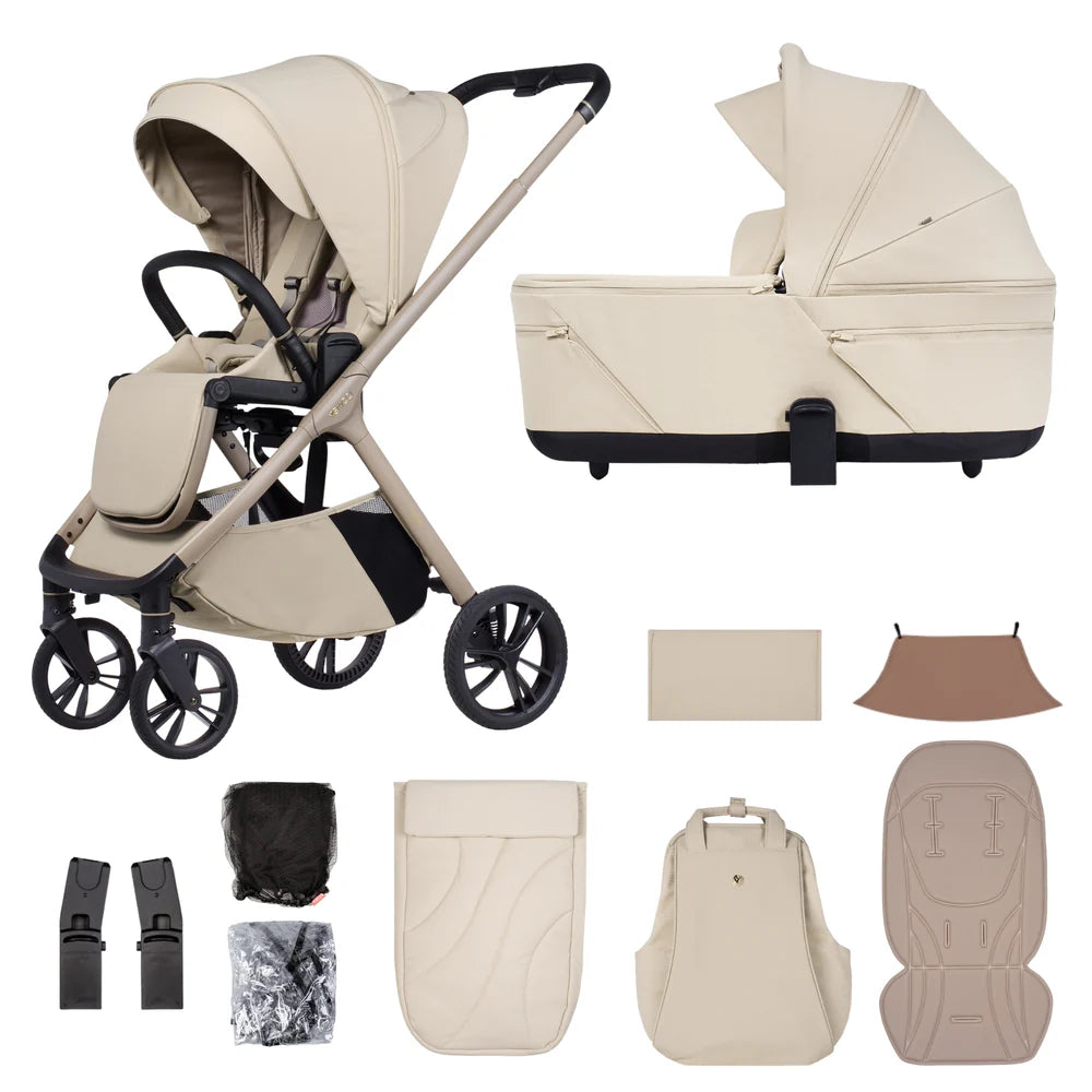 Venicci Tila 11 Piece Travel System Bundle - Sabbia