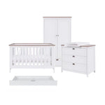 Tutti Bambini Verona 3 Piece Room Set + Under Drawer - White/Oak