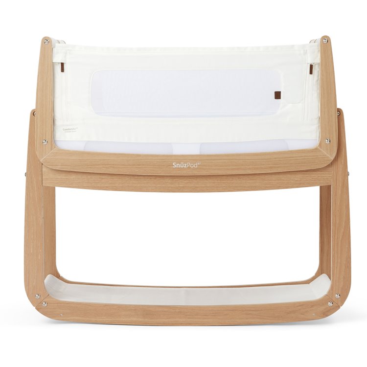 SnuzPod4 Bedside Crib The Natural Edit 'Oak'