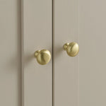 CuddleCo Clara 2 Door Nursery Wardrobe - Cashmere & Ash