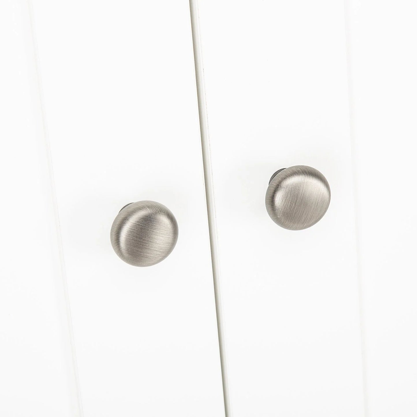 CuddleCo Clara 2 Door Double Wardrobe - White COLLECTION OR LOCAL DELIVERY ONLY