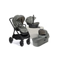 Joie Finiti Travel System Inc Sprint i-Size Car Seat Click and Go Bundle - Evergreen